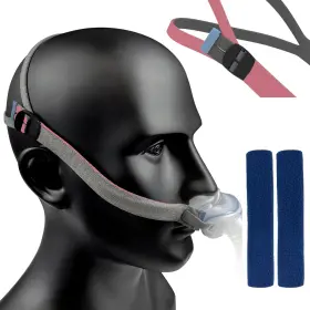 20240115-2 Heathorn Airsense 10 11 Headgear Strap With Covers Airfit P10 Cpap Nasal Headgea