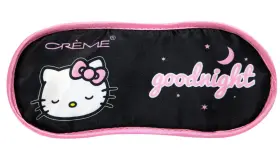 Hkgsm7797-h Hello Kitty The Creme Shop X Goodnight Silky Sleep Mask Black