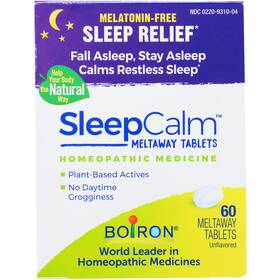 Hemcalm Bm0026 Boiron Sleepcalm Melatonin-free Tablet Homeopathic Sleep Aid Calm Restless