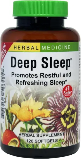 Herbs Etc. 884904543333 Deep Sleep Softgels - Herbal Support 120 Count Pack Of 1
