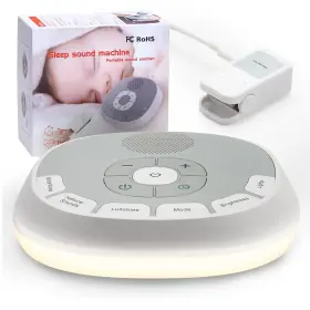 24101 Heyaxa White Noise Sound Machine Baby 20 Soothing Sounds And Night Beige