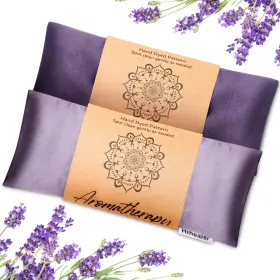 Hhi-h203-us Hihealer Weighted Eye Mask For Sleep Yoga Meditation Lavender Pillow Heated