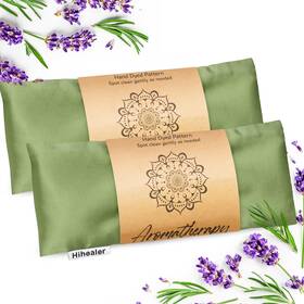 Hihealer Hhi-h208-us Weighted Eye Pillow For Sleep Headache Relief Lavender Green Silk
