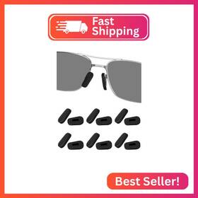 Hileen Hl-a-np40-bl 6 Pairs Nose Pads Covers Slip-on Silicone Anti-slip No