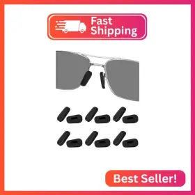 Hl-a-np40-bl Hileen 6 Pairs Nose Pads Covers Slip-on Silicone Anti-slip No