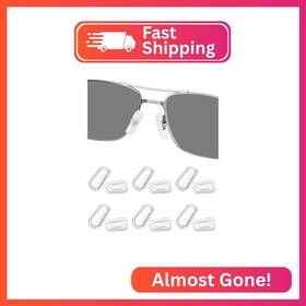Hileen Hl-a-np40-cl 6 Pairs Nose Pads Covers Slip-on Silicone Anti-slip No