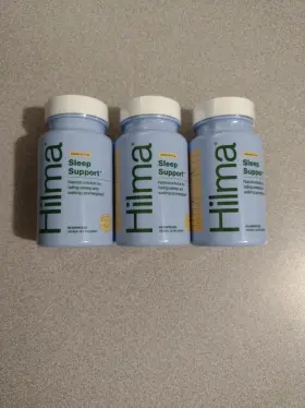 Hilma 850023615077 Lot Of 3 50 Capsules Each Melatonin-free Sleep Support Exp 06/2026