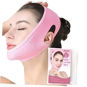 Face-1008 Hlawd V Line Lifting Mask Double Chin Reducer - Eliminator Face