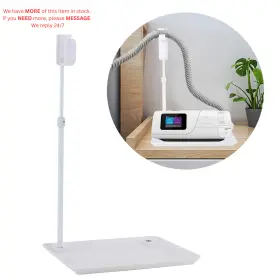 Hohangerse 717923610598 Bedside Retractable Cpap Hose Holder - Wall-damage-free White