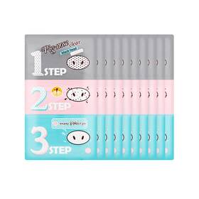 Holika Holika 1022105951 3-step Blackhead Removal Nose Strips 10 Sheets