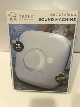 Home Collection 694202116449 Restful Sleep Sound Machine Timer/ 12 Sounds Fade Out Final 10 Minutes
