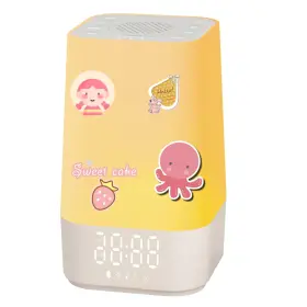 Homebest 717326522658 4-in-1 Sunrise Alarm Clock White Noise Sound Machine 30 Soothing Sounds Dim