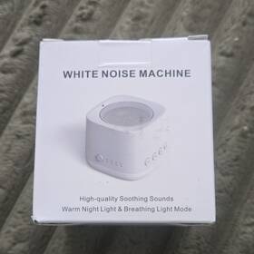 Homebest X004pm8vv5 White Noise Machine Warm Night Light Breathing Mode