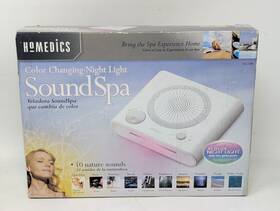Homedics 031262038401 Homemedics Color Changing Night Light Sound Spa New