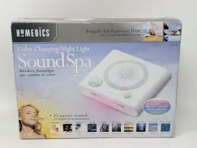 Homedics 031262038401 Homemedics Color Changing Night Light Sound Spa New