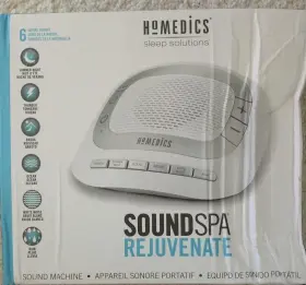 Homedics 031262070494 Sleep Solutions Soundspa Rejuvenate 6 Nature Sounds Dented Box