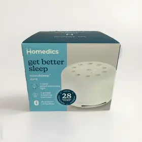 Homedics 031262109750 Sound Sleep Aura Machine 28 Soothing Sounds New