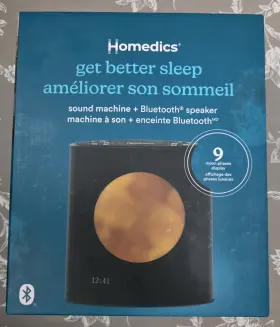 Homedics 031262111647 Sound Sleep Moon Dream Machine And Alarm Clock Opened Box Tested