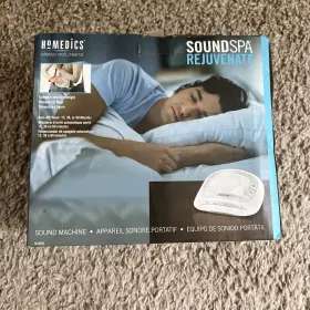 4418 Homedics Soundspa Rejuvenate Sound Machine 6 Nature Sounds