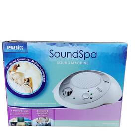 Homedics Cp-ss20001 Sound Spa Machine Portable Sleep Therapy For Baby Home Office