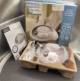 Cp2000g Homedics Sound Spa Relaxation Machine New Open Box 6 Natural Sounds Auto Timer