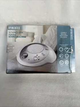 Ss-2000f-1 Homedics Sound Spa Portable Travel 6 Nature Sounds Timer New