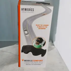 Ta-mskv100gy Homedics Travel Eye Mask With Vibration Massage And Built-in Headphone