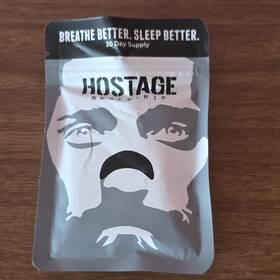 Hostage Tape Cb022d Anti-snoring Wearable Black Flexible Spring Strips 30 Day Supply