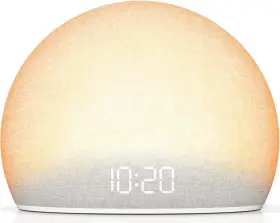 Housbay 199284433250 Sunrise Alarm Clock White Noise Sound Machine For Bedroom Natural
