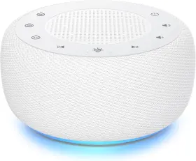 Bk11 Housbay Baby Sound Machine With Night Light 18 Soothing Sounds White