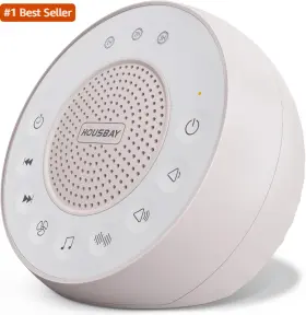 Ws50p Housbay White Noise Machine With 31 High Fidelity Soothing Sounds 5w Power