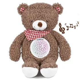 Ii-01 Housoly Baby Sleep Soother White Noise Rechargeable Projector Night Brown
