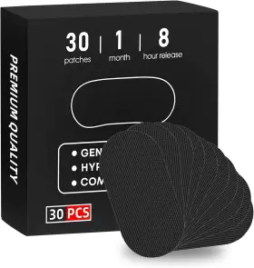 Hoyigo 769818601945 Black Graphic Tape 30 Pack Sleeping Beauty Glue-free Removal Strong
