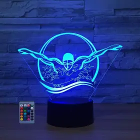 Host-0101 Hpbn8 Ltd Creative 3d Swimming Night Light Usb Powered Touch Switch Multiple Colors