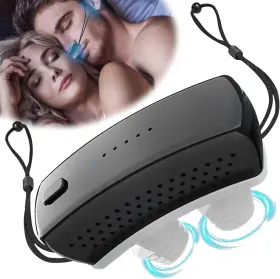 B0c2h4lppp Hsklock Anti-snoring Device Electronic Snore Stopper Quick Results And Easy To Use Port