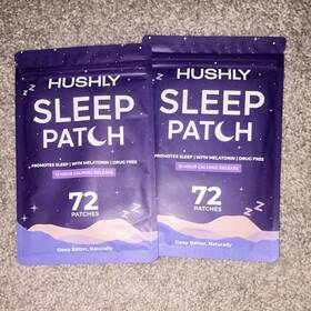 Hushly X004fv5qql Sleep Patch With Melatonin Drug Free 12 Hour Release 72 Patches Lot Of 2