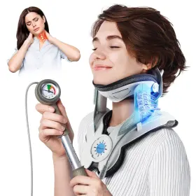 Jqah-8-ml Hybodies Cervical Traction Device With Air Collar Fsa Hsa Eligible Inflatable Neck S