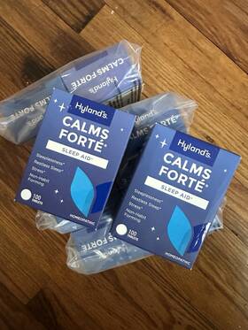 Hylands B0195nfbva 10 Pack Calms Forte Sleep Aid Tablets Stress Relief 100 Each. Exp 2028