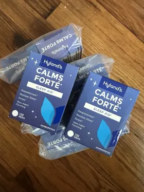 B0195nfbva Hylands 10 Pack Calms Forte Sleep Aid Tablets Stress Relief 100 Each. Exp 2028