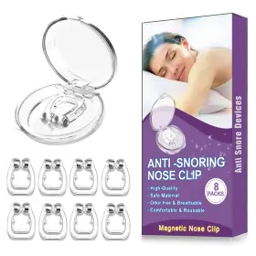 Hywmly 766717764481 Anti Snoring Devices 8 Pack Silicone Magnetic Stop Solution Comfor