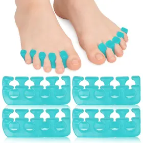 051410 Iconikal 8-pack Pedicure Gel Toe Separator 5x1.2-inch Soft Reusable Bunion