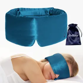 Icoobreeze 726084132085 100% Natural Silk Eye Mask For Women Men Soft Pressureless Cooling Blackout