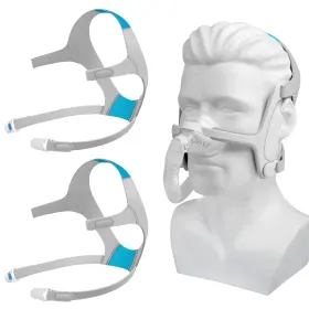 Iduola 717015872613 2-pack Headgear For Airfit N20/ Airtouch N20 Cpap Masks - Replacement Grey