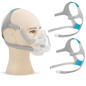 Iduola 717015872644 Headgear For F20 Mask With Magnetic Clips Pack Of 2 Large Grey