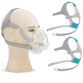 Iduola 717015872644 Headgear For F20 Mask With Magnetic Clips Pack Of 2 Large Grey