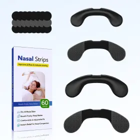 Ifgzqu 711181873658 Nasal Strips For Snoring - Breathing Aid Better Sleep And Snore Relief Comfor
