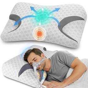 Ikstar Pillow-25.98x15.75 Cpap Pillow For Side Sleepers Fits All Mask Types Ad