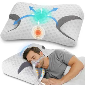 Pillow-25.98x15.75 Ikstar Cpap Pillow For Side Sleepers Fits All Mask Types Ad