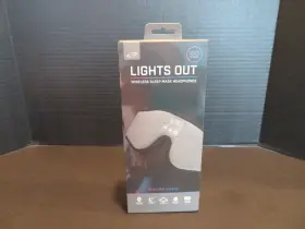 Ilive 047323703331 Lights Out Wireless Sleep Mask Headphones -new And Sealed
