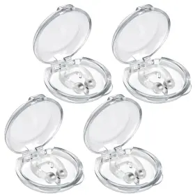 Imountek 737547586000 4pcs Magnetic Nose Clip Anti Snoring Device Sleeping Aid Comfortable And Reusable